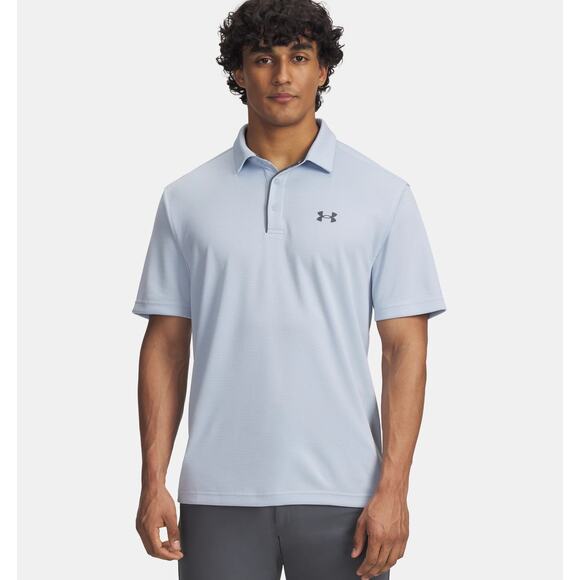 NWT Under Armour Men's UA Tech Polo in Blue Calm size XL TALL - Picture 1 of 7